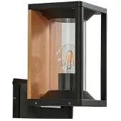 LUCANDE Utomhusbelysning , Candina, dimbara, Svart, Balkong, Aluminium, Modern