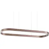 LUCANDE Taklampa , Melinay, dimbara, Brun / rost, Kök, Aluminium, Modern