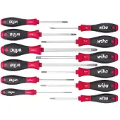 Wiha 302 H12 Skruvmejsel set Verkstad 12 delar Spår, Inner-TORX, Stjärnspår Pozidriv, Stjärnspår Phillips