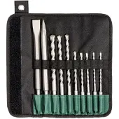 Metabo 630824000 Betong-spiralborr set 10 delar 5 mm, 5.5 mm, 6 mm, 7 mm, 8 mm, 10 mm, 12 mm, 14 mm SDS-Plus 10 st