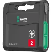 Wera 05057750001 05057750001 Bit-Set 20 delar Stjärnspår Phillips