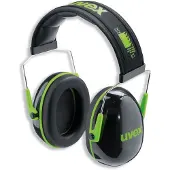 Uvex Hörselskydd K1; 28 dB; svart / grön