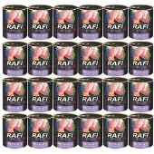 Rafi hundfoder med kanin, blåbär och tranbär 24 x 400g