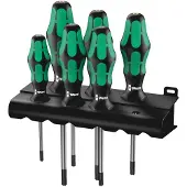 Wera 367/6 TORX BO Skruvmejsel set Verkstad 6 delar TORX BO