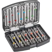 Vigor V6068 V6068 Bit-Set Inner-sexkantig, Stjärnspår Phillips, Stjärnspår Pozidriv, PZ, Spår, T-Profil
