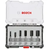 Bosch Accesorios 2607017466 8 Mm Frässtål 6 Bitar