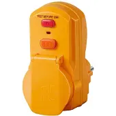 Brennenstuhl 1290660 Grenpropp med personskydd PRCD 230 V Gul IP54