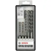 Bosch Borrsats för betong SDS-plus-5; 5,5/6/7/8/10 mm; 5 st.