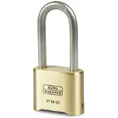 Burg wachter 37491 Hänglås 51.90 mm Mässing Kombination