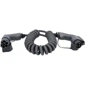 Ks Tools 117.7330 Elbil laddkabel 5 m Spiralkabel