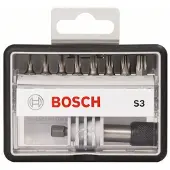 Bosch Robust Line 2607002562 Bit-Set 9 delar Inner-sextandhålsgrepp (TX) Torsionzon