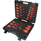 Ks Tools Ringnyckelsats med skyddsisolering, 18 delar 118.1500