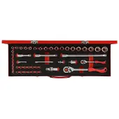 Gedore R46004049 Hylsnyckelinsats-set 49 delar 3300010