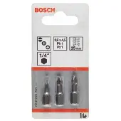 Bosch 2607001762 TX-bits S2-Stål extra hårt E 6.3 3 st