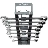 Wiha 45244 Ringspärrnyckel 8 delar Nyckelvidd (Metrisk) (för titel) 8 - 19 mm