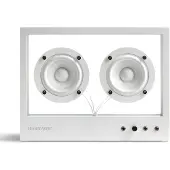Transparent Small Speaker White