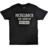 Ginza.se Nickelback: Unisex T-Shirt/San Quentin (Black) (Medium)