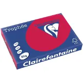 Clairefontaine 80g A3 papper | körsbärsröd | 1895PC | 500 ark [5,2kg]