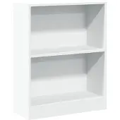 vidaXL Bokhylla vit 60x24x76 cm konstruerat trä