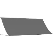 vidaXL Markis infällbar antracit 350x150 cm tyg och stål