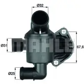 MAHLE ORIGINAL Termostat, kylvätska TI 35 87