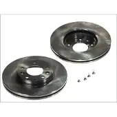 Delphi Bromsskivor BG3874 fram, ventilerad, 2 Stycke