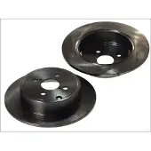 Delphi Bromsskivor BG3974 bak, full, 2 Stycke