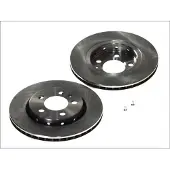 Delphi Bromsskivor BG3611 bak, ventilerad, 2 Stycke