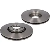 Delphi Bromsskivor BG3973 fram, ventilerad, 2 Stycke