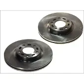 Delphi Bromsskivor BG3928 fram, ventilerad, 2 Stycke