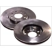 Delphi Bromsskivor BG3404 fram, ventilerad, 2 Stycke