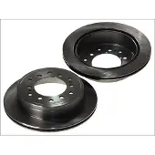 Delphi Bromsskivor BG3557 bak, ventilerad, 2 Stycke
