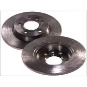 Delphi Bromsskivor BG3416 bak, full, 2 Stycke