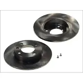 Delphi Bromsskivor BG3505 bak, full, 2 Stycke