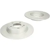 Delphi Bromsskivor BG4555C bak, full, höggradigt förkolnad, 2 Stycke