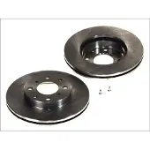 Delphi Bromsskivor BG2673 fram, ventilerad, 2 Stycke
