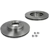 Delphi Bromsskivor BG4096 fram, ventilerad, 2 Stycke