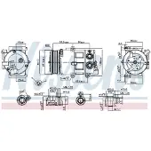 Nissens Kompressor för luftkonditionering 890179