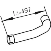 DINEX Avgasrör 47276
