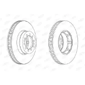 BERAL Bromsskiva BCR242A, 1 Stycke