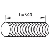 DINEX Avgasrör 82140