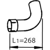 DINEX Avgasrör 47258
