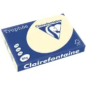 Clairefontaine 80g A3 papper | elfenben | 1252PC | 500 ark [5,2kg]