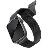 Uniq Dante armband i rostfritt stål till Apple Watch 1/2/3/4/5/6/7/8/SE/SE2 42/44/45mm - graphite