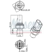 Nissens Tryckvakt, luftkonditioneringssystem 301101