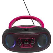 Denver CD-radio TCL-212BT FM Stämningsbelysning Rosa