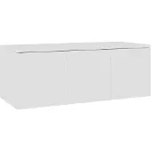 vidaXL Tv-bänk vit 80x34x30 cm konstruerat trä