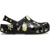 Crocs Classic Grafisk Termoplastiska Svarta Loafers