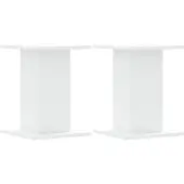 vidaXL Växtställ 2 st vit 30x30x40 cm konstruerat trä