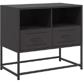vidaXL TV-skåp svart 68x39x60,5 cm stål
